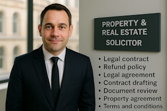 draft legal contract agreements review legal documents property refund policies