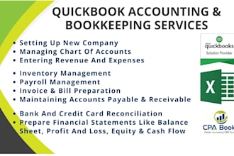 do quickbooks bookkeeping for amazon, shopify, and ecommerce sellers