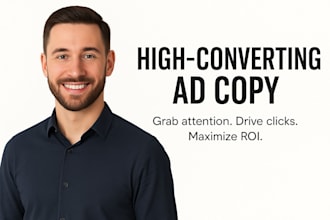 write high converting facebook and google ad copy that boosts sales