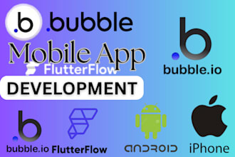 flutter flow mobile app developer bubble io bubble developer flutterflow app