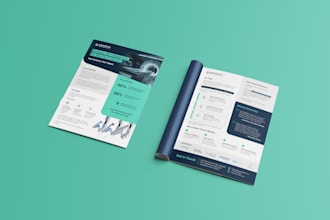 design a professional case study for sales or fundraising
