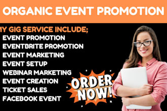 promote resident advisor event, eventbrite marketing, concert, webinar ticket