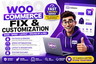 fix woocommerce issues, bugs, and provide expert support