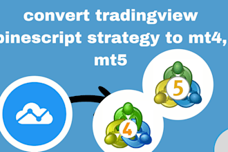 convert pine script indicator or strategy to mt4 or 5 ea