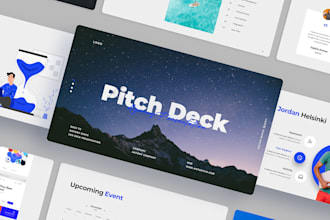 create or redesign your pitch deck in powerpoint or google slides
