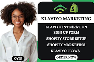 klaviyo email marketing, flows shopify marketing, sales campaign shoify website