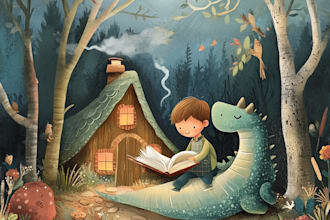 draw children book illustrations, comic illustrations