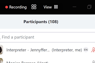 interpret your online meeting from english to spanish