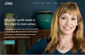 design coaching website, life coaching website, consultant website for speaker