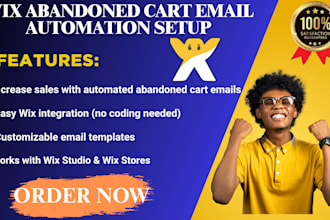 setup wix abandoned cart email marketing automation wix integration wix studio