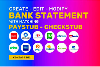do reconcile bank statement PDF to editable format