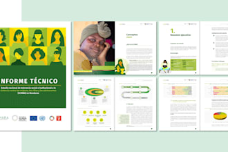design professional reports, proposals or infographics