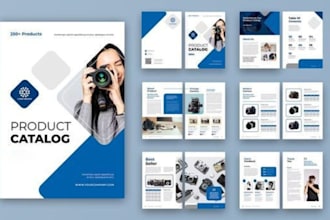 design product catalog, emagazine, pitch check, booklet, lookbook, course slide