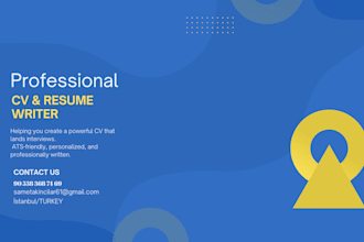 create a professional turkish CV using ai