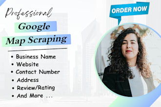 scrape google map data for lead generation, b2b data extraction
