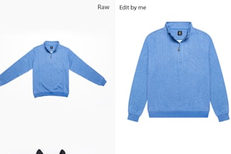 do professional flat lay, neck joint and ghost mannequin clothing  service