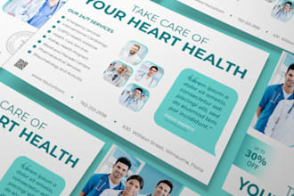 design branded quick medical doctor healthcare clinic presentation in 12 hours