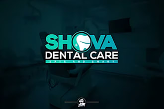 do professional clinic dental wellness and medical healthcare logo design