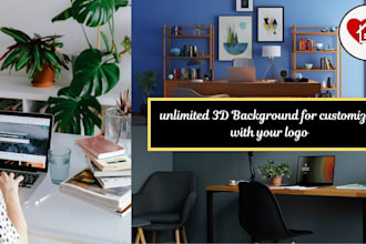 create 3d zoom virtual background