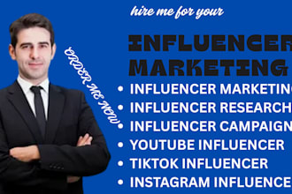 be your influencer marketing research, tiktok and youtube influencer research
