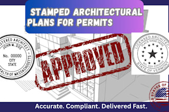 licensed architect, structural engineering pe stamp in arizona michigan texas US
