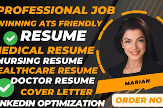 write or upgrade your resume, CV, cover letter linkedin profile