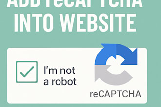 add recaptcha v2, v3, and captcha to secure your website