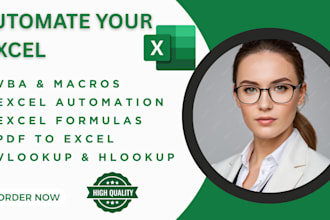 create custom excel templates, vba macros and google sheets automation