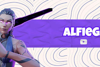 make a gaming banner like in the images