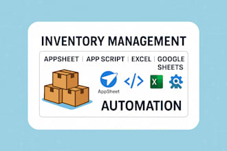 design inventory management in excel or google sheets