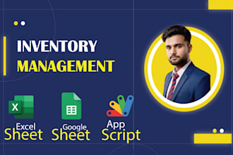 design inventory management in excel and google sheets