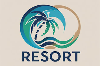 travel agency hotel resort adventure photography logo design