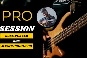 be your bass metal rock guitar player, bassit, funk, rock, rnb, soul bass guitar