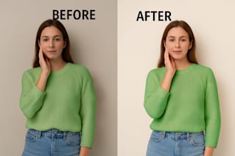 do professionally retouch fashion, lookbook, catalog clothing and wrinkles