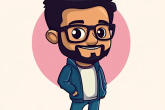 design, caricature mascot logo, modern cartoon character,