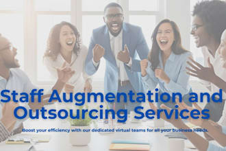 offer custom staff augmentation solutions for your business process outsourcing