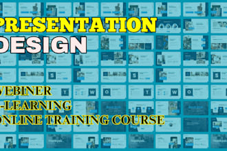 design ppt, powerpoint, webinar slides, ecourse, online course slides, canva