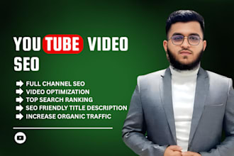 optimize youtube videos for SEO rankings and higher organic rankings
