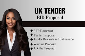 write winning UK tender bid proposal and rfp document