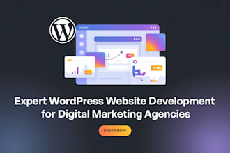 design and develop a modern digital marketing or smma agency website