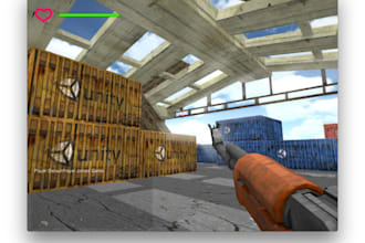 develop a 3d game or first person game in unity