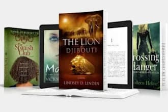design professional kindle ebook covers and KDP print book covers