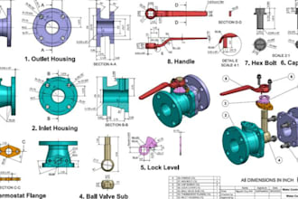 do 3d assembly cad model solidworks catia sketchup 3d mechanical parts 3d print