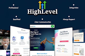 set up gohighlevel sales funnel and workflow ghl automation expert, ghl website