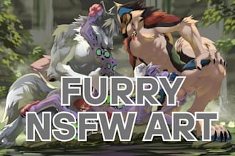 draw furry nsfw art furry reference sheet fursona furry sticker anthro art, oc