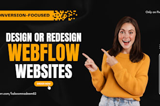 design redesign conversion focused webflow website that engage your audience