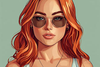 drawing amazing gta style cartoon portrait from your photo