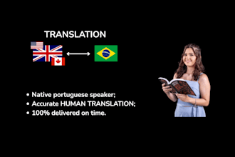 translate english to portuguese and vice versa with accuracy and cultural nuance