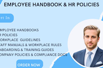 create employee handbooks, HR policies, staff manuals and workplace guidelines