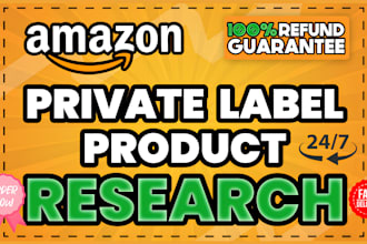 do winning product research for amazon fba private label
